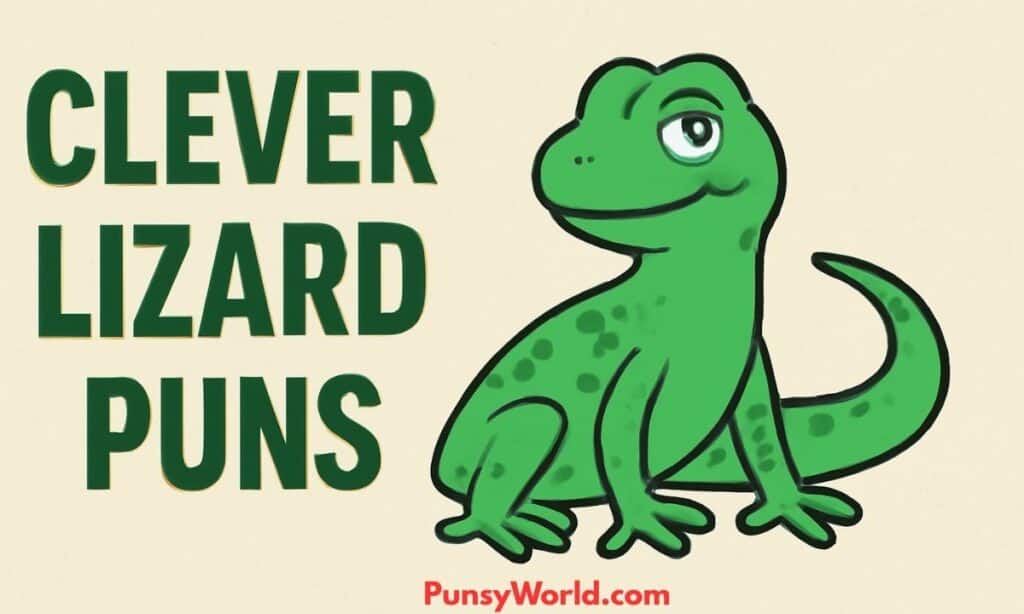 lizard puns 