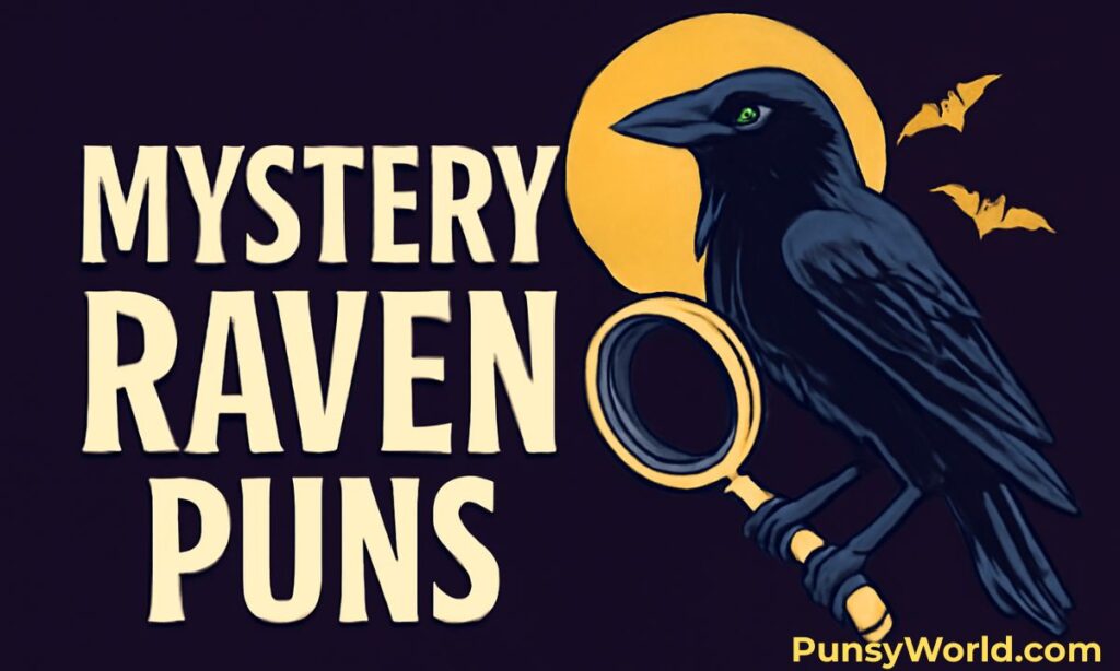 Mystery Raven Puns
