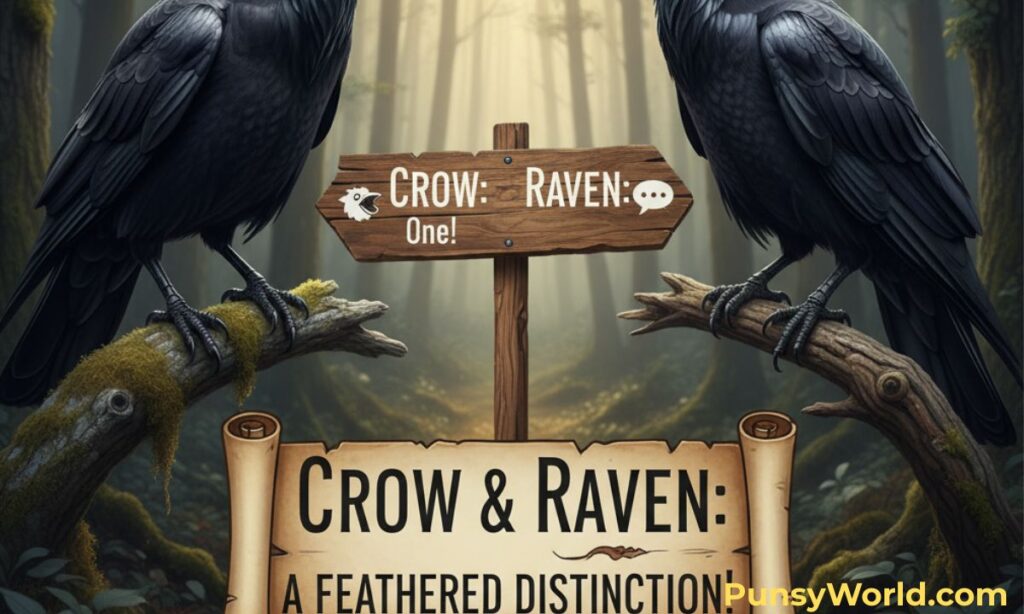 crow and raven