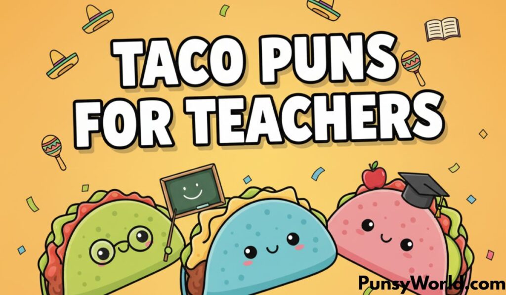 taco puns for teachers
