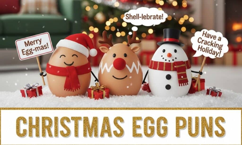 Christmas Egg Puns