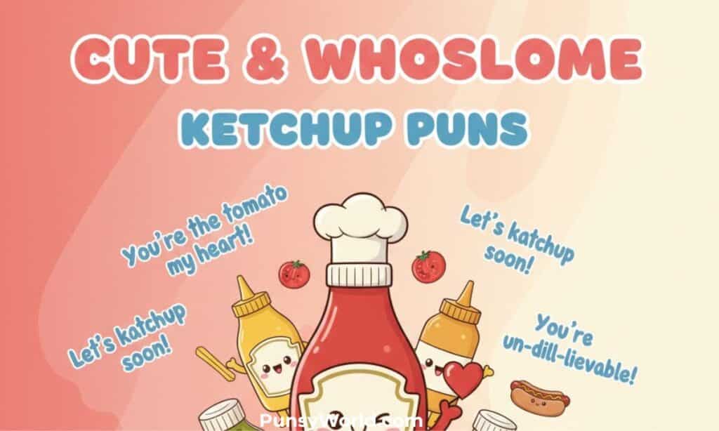 Cute & Wholesome Ketchup Puns