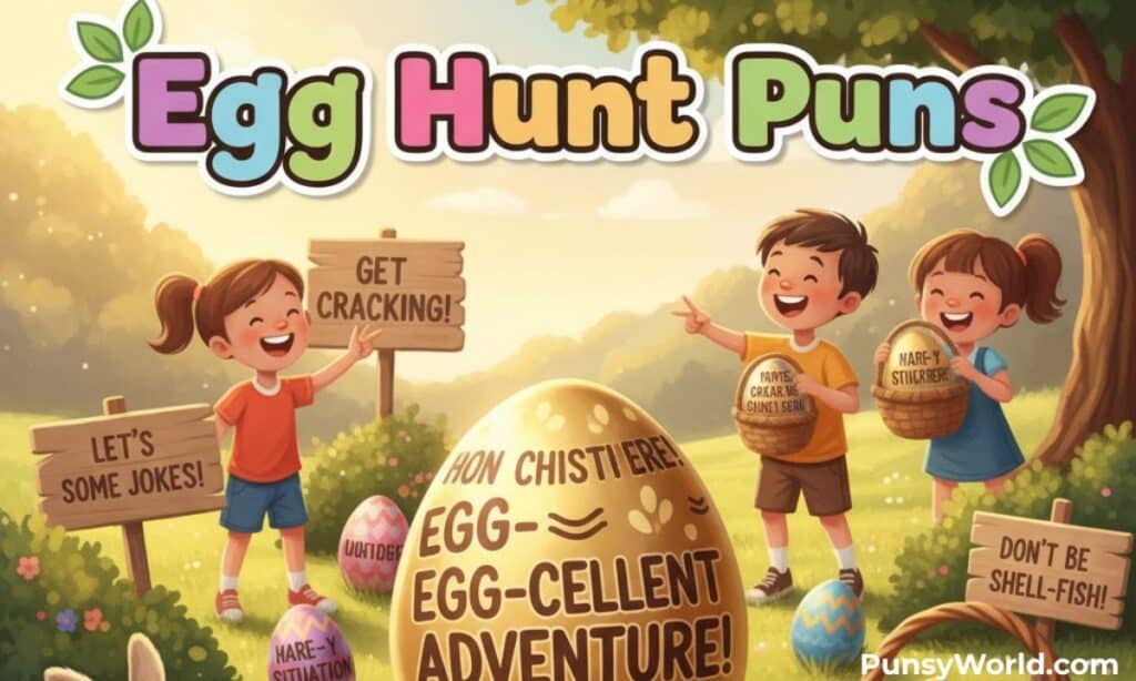 Egg Hunt Puns