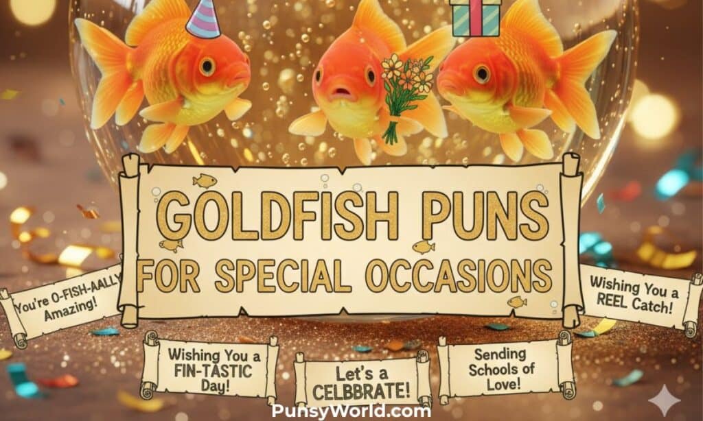 Goldfish Puns for Special Occasions