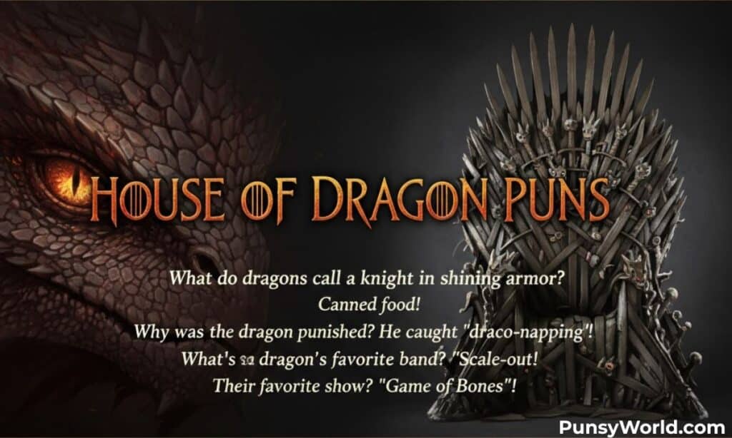 House of Dragon Puns
