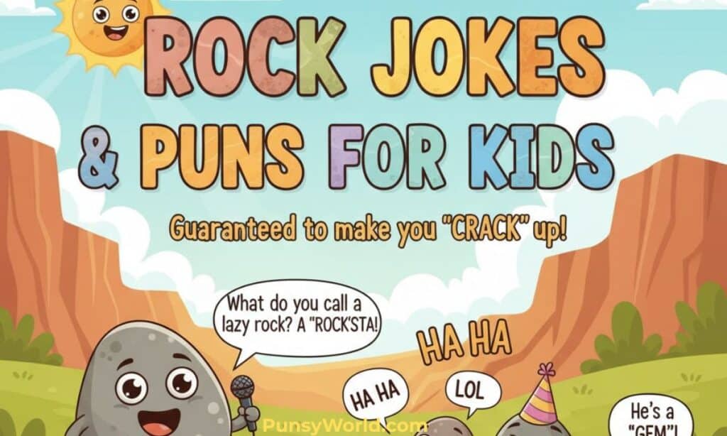 Rock Jokes & Puns for Kids