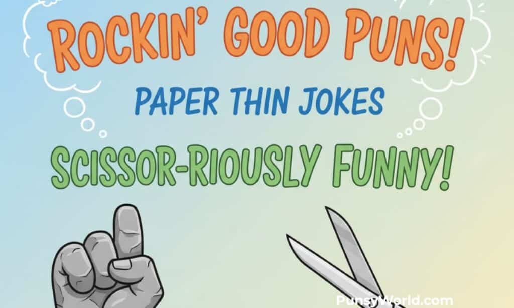 Rock Paper Scissors Puns