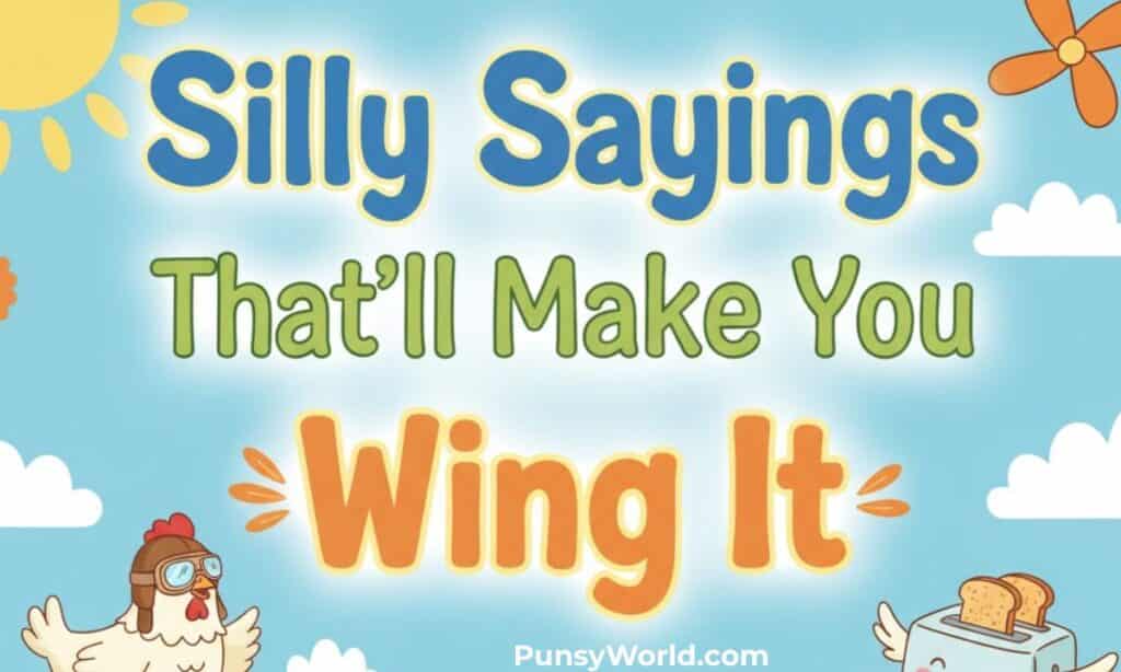 Silly Sayings That’ll Make You Wing It