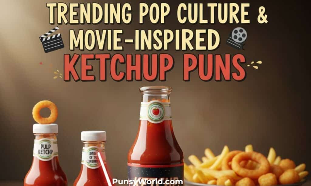 Trending Pop Culture & Movie-Inspired Ketchup Puns
