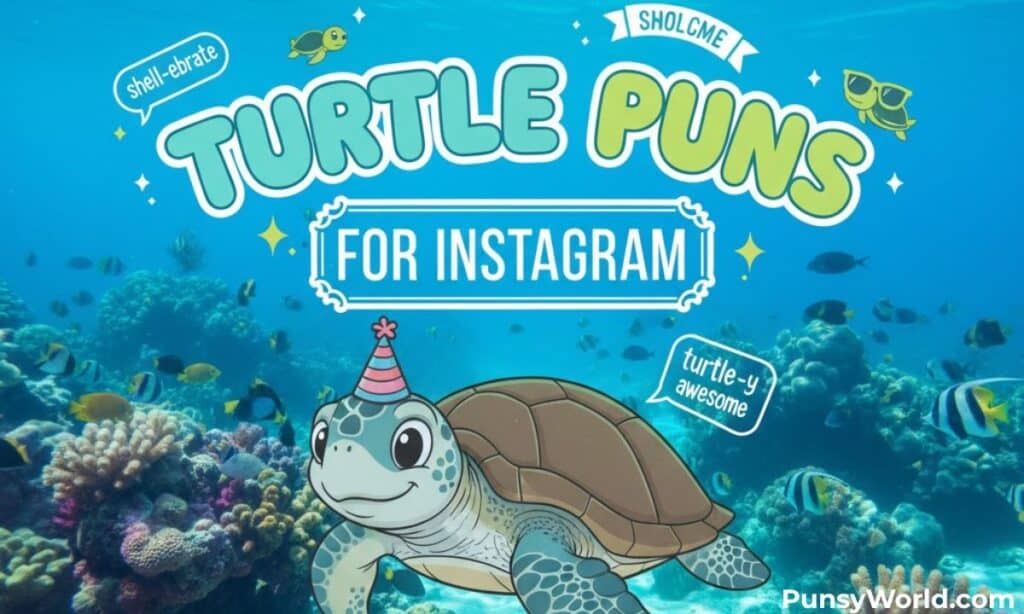 Turtle Puns for Instagram
