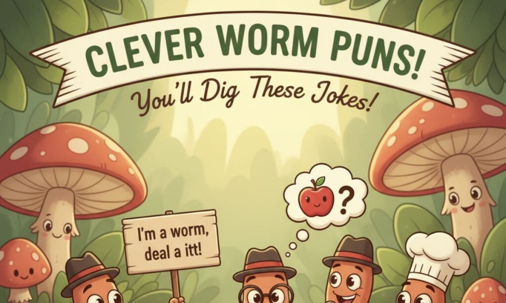 clever worm puns