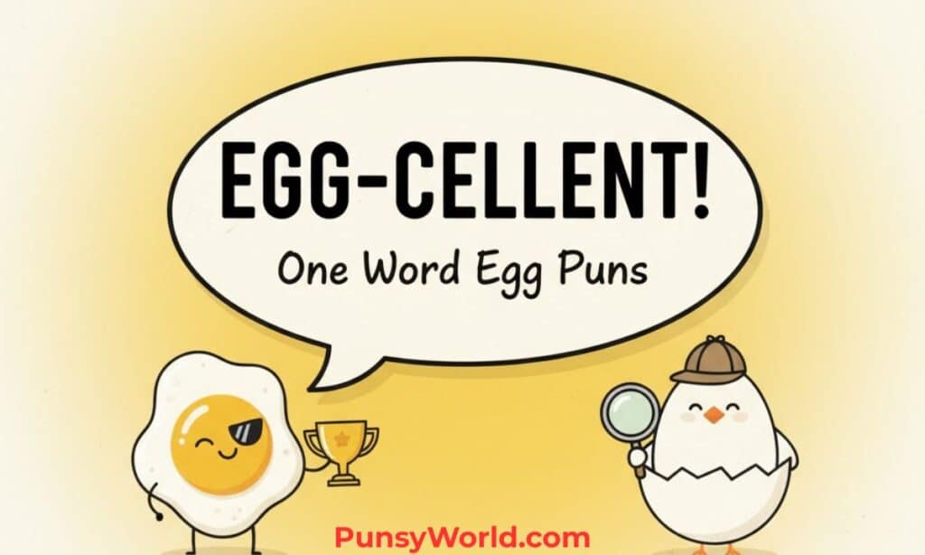 one word egg puns