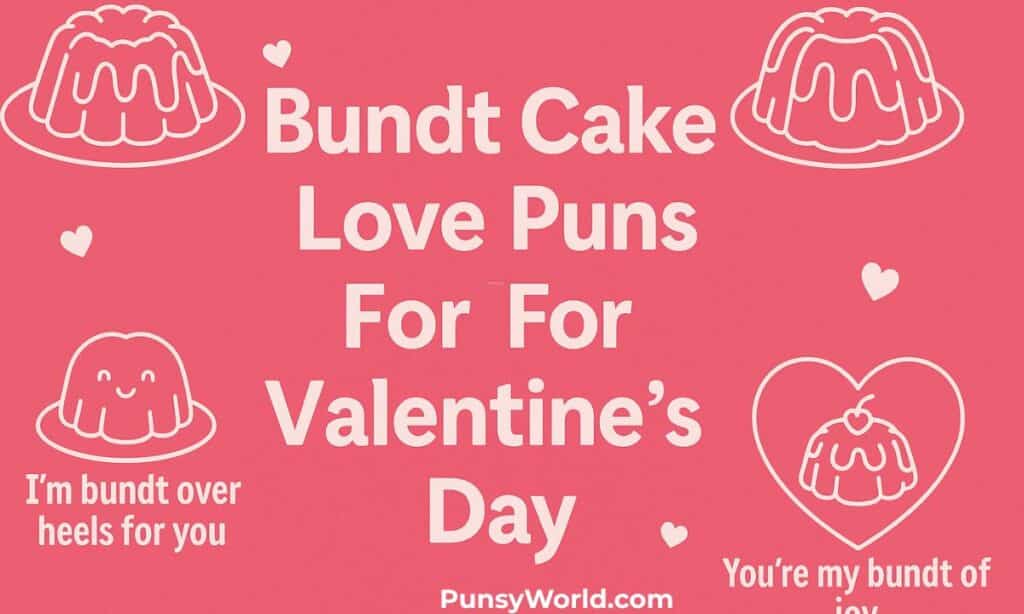Bundt Cake Love Puns For Valentine’s Day