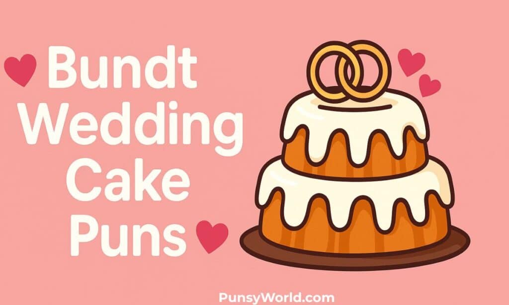 Bundt Wedding Cake Puns