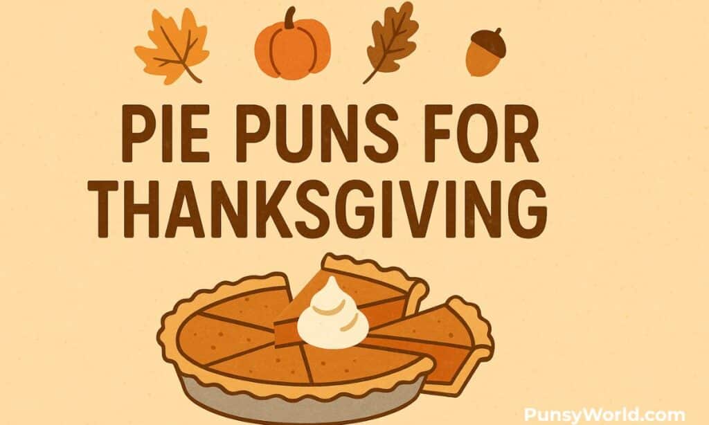 Pie Puns for Thanksgiving