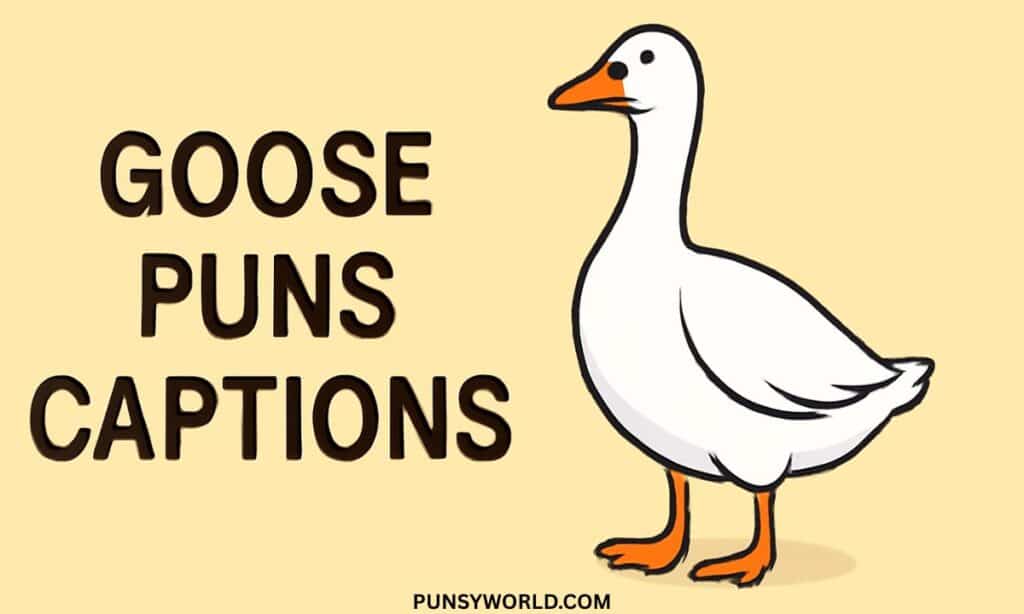 Goose puns captions