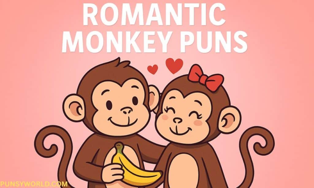 Romantic monkey puns
