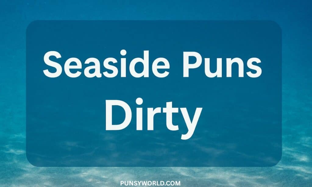 Seaside puns dirty