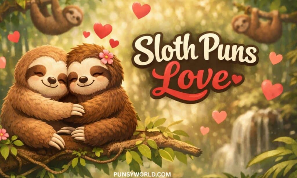 Sloth Puns Love