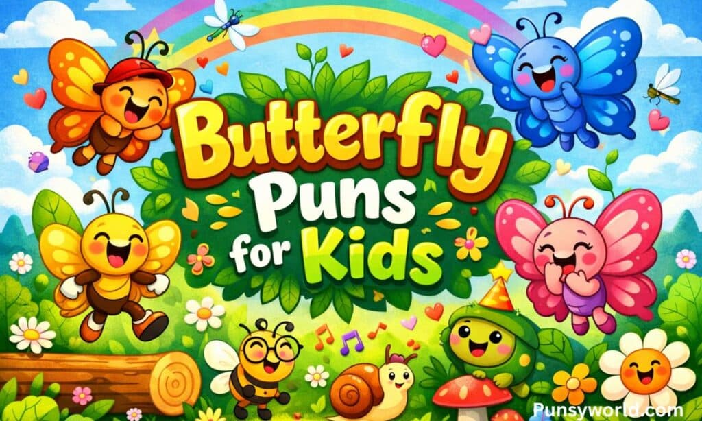 Butterfly puns for kids