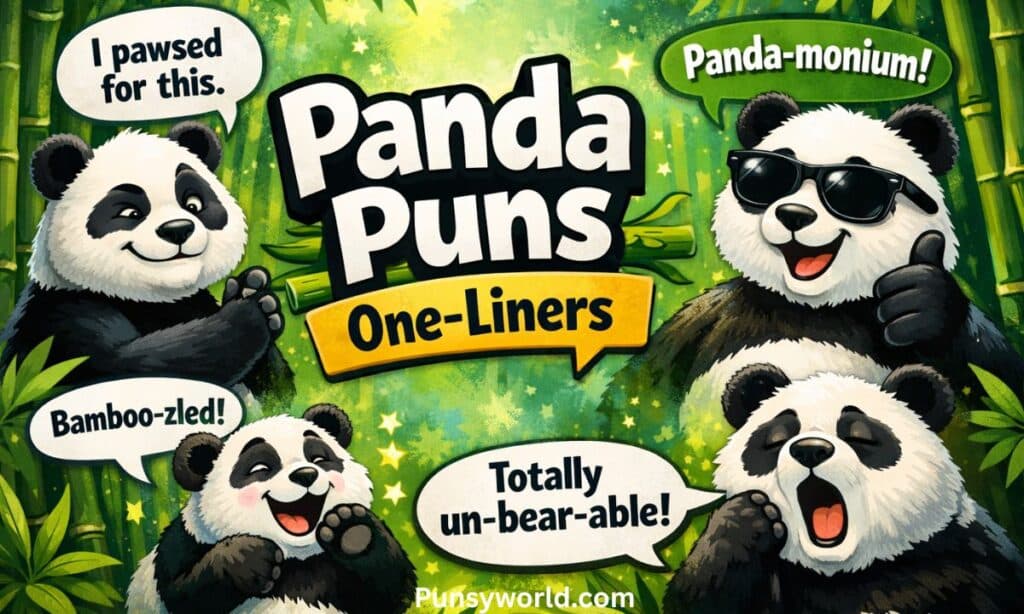 Panda puns one liners