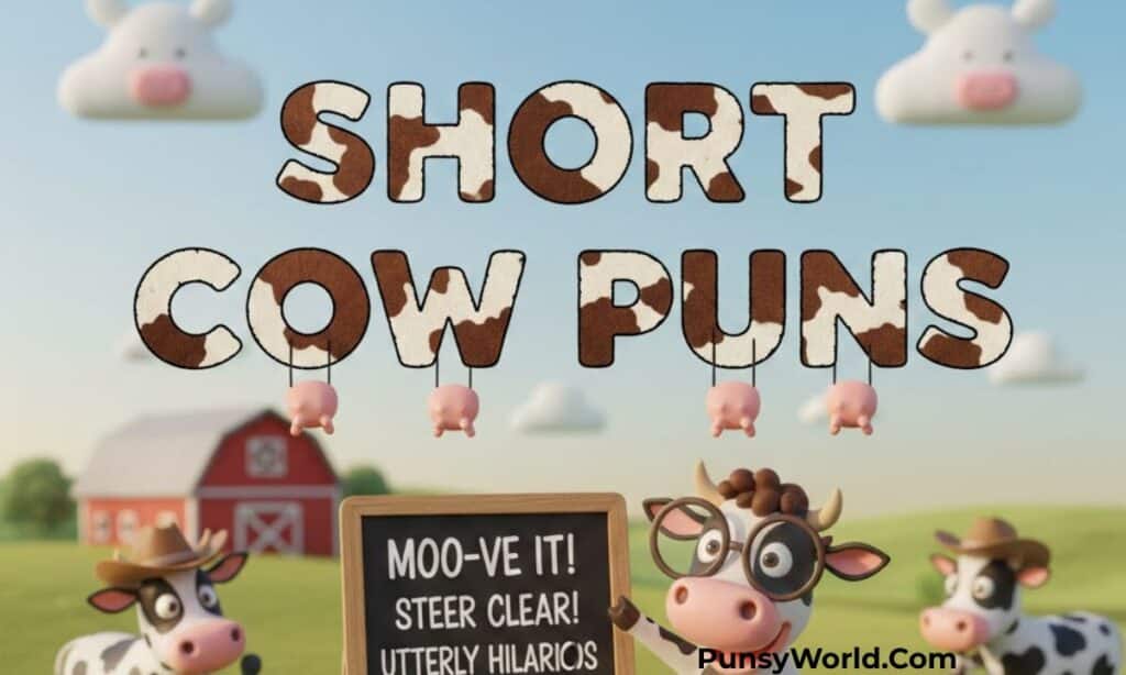 Short Cow Puns