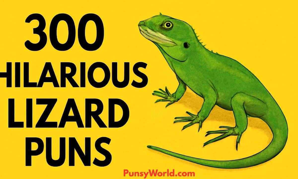 lizard puns