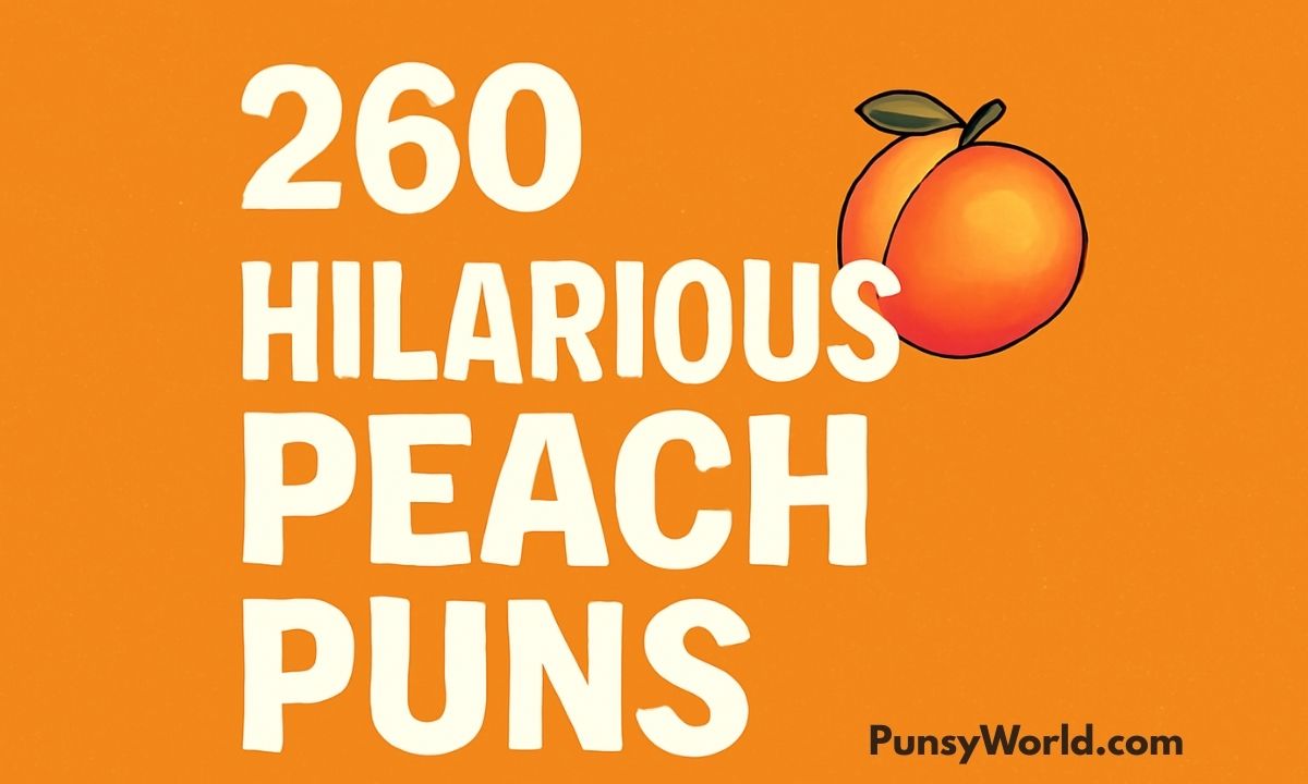 peach puns