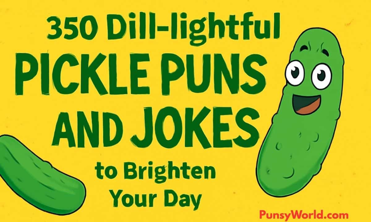 pickle puns and jokes