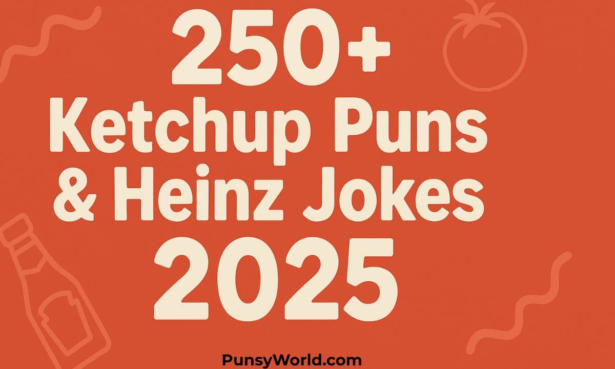 Ketchup Puns