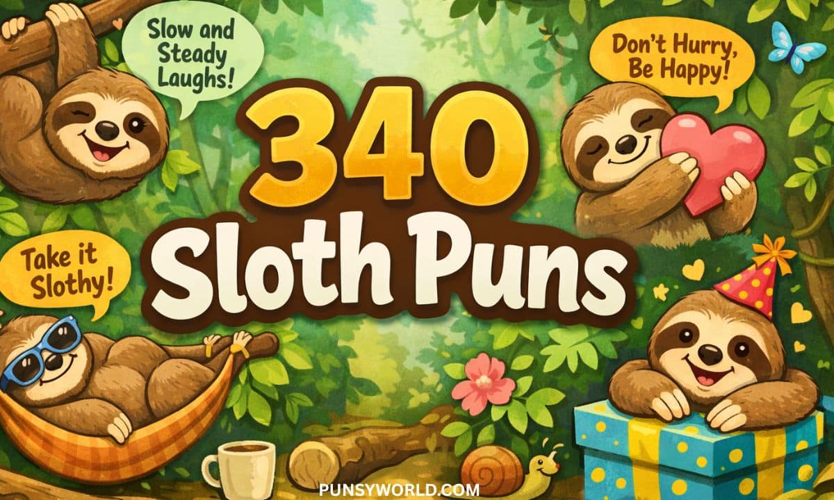 Sloth Puns