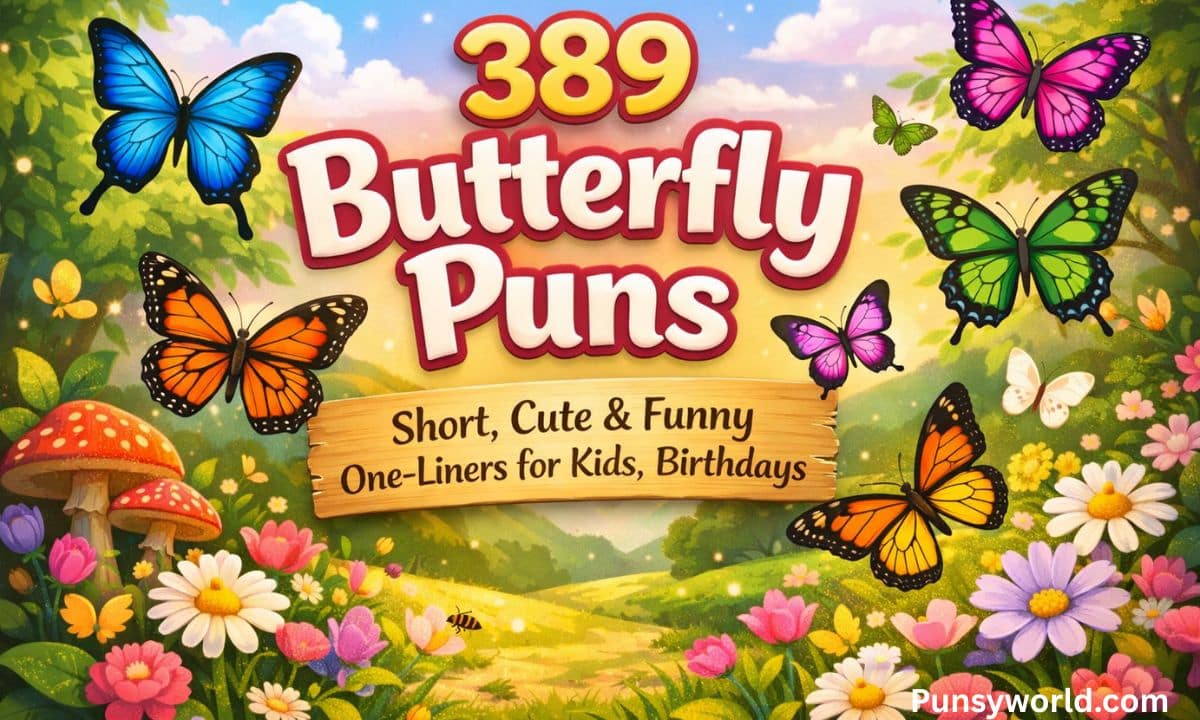 Butterfly Puns